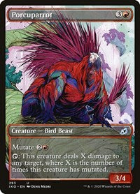 Porcuparrot (Showcase) (293) [Ikoria: Lair of Behemoths]