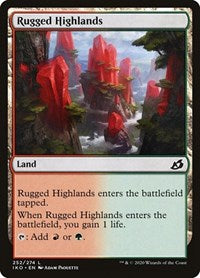 Rugged Highlands (252) [Ikoria: Lair of Behemoths]