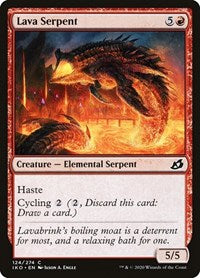Lava Serpent (124) [Ikoria: Lair of Behemoths]