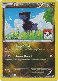 Deino - 97/113 (Pokemon League) [2nd Place] (097/113) [League & Championship Cards]