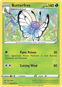 Butterfree (003/192) [SWSH02: Rebel Clash]