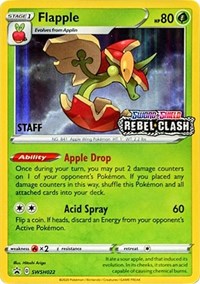 Flapple - SWSH022 (Prerelease) [Staff] (SWSH022) [SWSH: Sword & Shield Promo Cards]