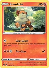 Growlithe (027/192) [SWSH02: Rebel Clash]