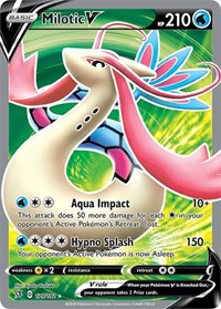 Milotic V (Full Art) (179/192) [SWSH02: Rebel Clash]