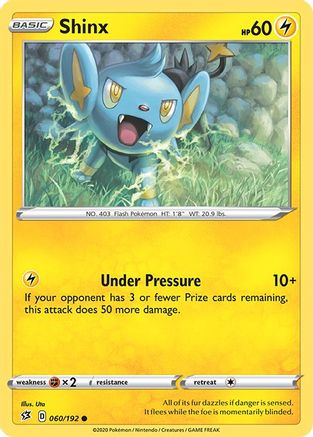 Shinx 060/192  SWSH02 Rebel Clash - Common