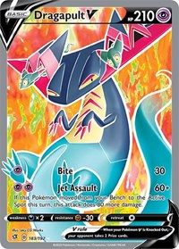 Dragapult V (Full Art) (183/192) [SWSH02: Rebel Clash]