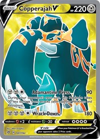 Copperajah V (Full Art) (187/192) [SWSH02: Rebel Clash]