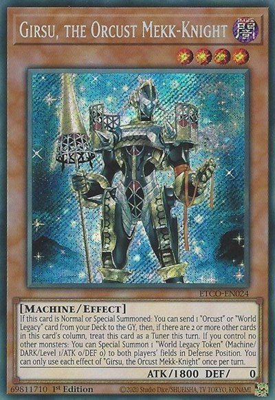 Girsu, the Orcust Mekk-Knight (ETCO-EN024) [Eternity Code]