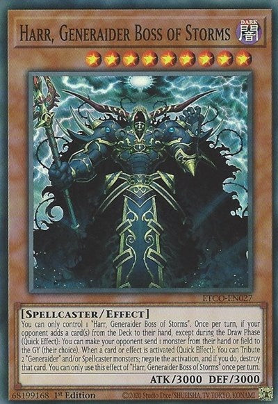 Harr, Generaider Boss of Storms (ETCO-EN027) [Eternity Code]
