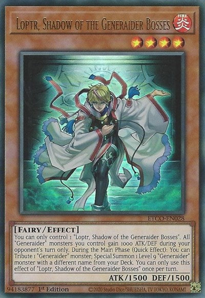 Loptr, Shadow of the Generaider Bosses (ETCO-EN028) [Eternity Code]