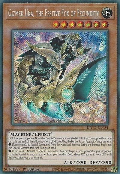Gizmek Uka, the Festive Fox of Fecundity (ETCO-EN031) [Eternity Code]