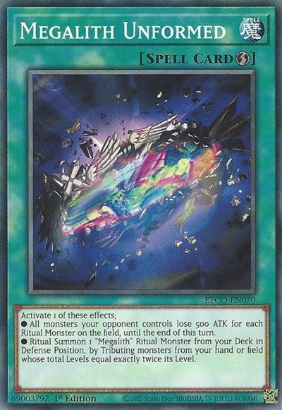 Megalith Unformed (ETCO-EN070) [Eternity Code]