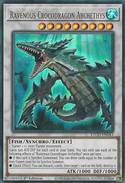 Ravenous Crocodragon Archethys (ETCO-EN043) [Eternity Code]