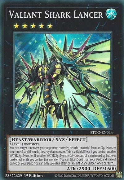 Valiant Shark Lancer (ETCO-EN044) [Eternity Code]