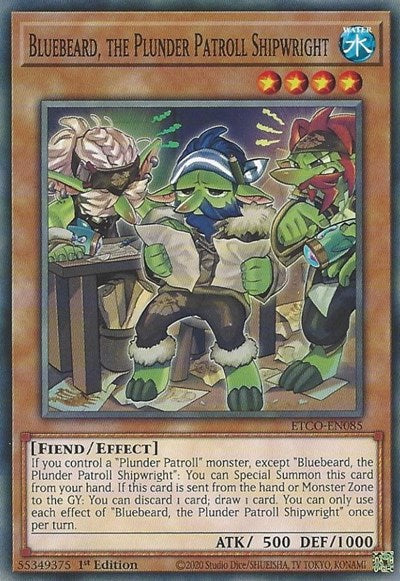 Bluebeard, the Plunder Patroll Shipwright (ETCO-EN085) [Eternity Code]