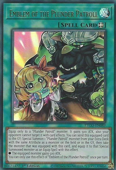 Emblem of the Plunder Patroll (ETCO-EN089) [Eternity Code]