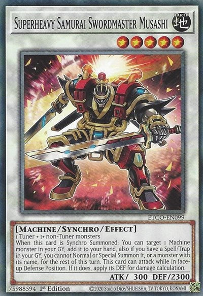 Superheavy Samurai Swordmaster Musashi (ETCO-EN099) [Eternity Code]