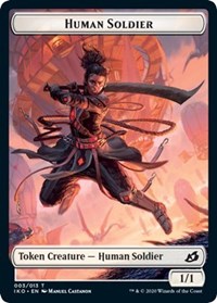 Human Soldier Token (003) (3) [Ikoria: Lair of Behemoths]
