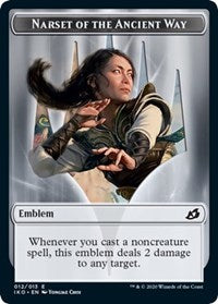Emblem - Narset of the Ancient Way (12) [Ikoria: Lair of Behemoths]