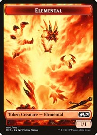 Elemental // Satyr Double-Sided Token (Challenger 2020) (7 // 9) [Unique and Miscellaneous Promos]