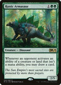 Runic Armasaur (200) [Promo Pack: Ikoria]