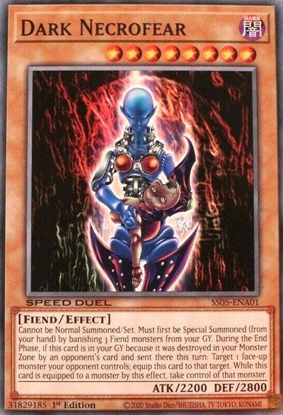 Dark Necrofear (SS05-ENA01) [Speed Duel Decks: Twisted Nightmares]