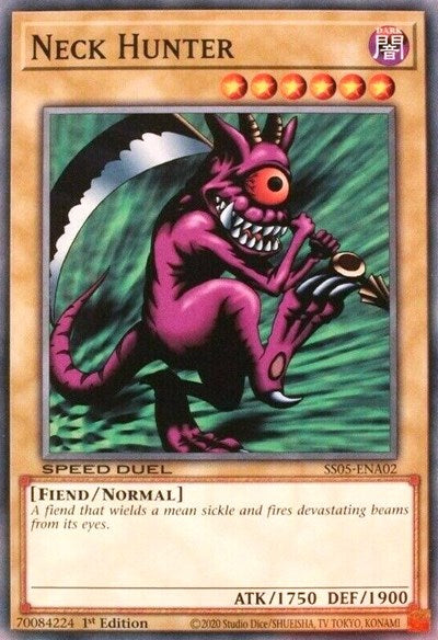 Neck Hunter (SS05-ENA02) [Speed Duel Decks: Twisted Nightmares]