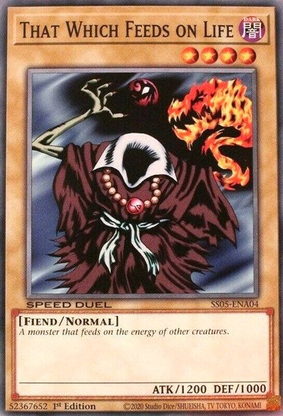 That Which Feeds on Life (SS05-ENA04) [Speed Duel Decks: Twisted Nightmares]