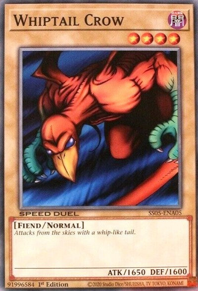 Whiptail Crow (SS05-ENA05) [Speed Duel Decks: Twisted Nightmares]