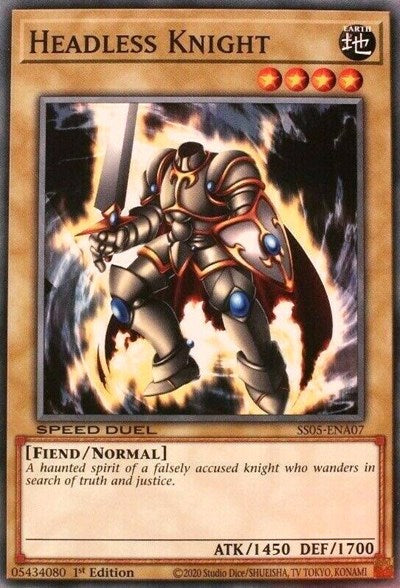 Headless Knight (SS05-ENA07) [Speed Duel Decks: Twisted Nightmares]
