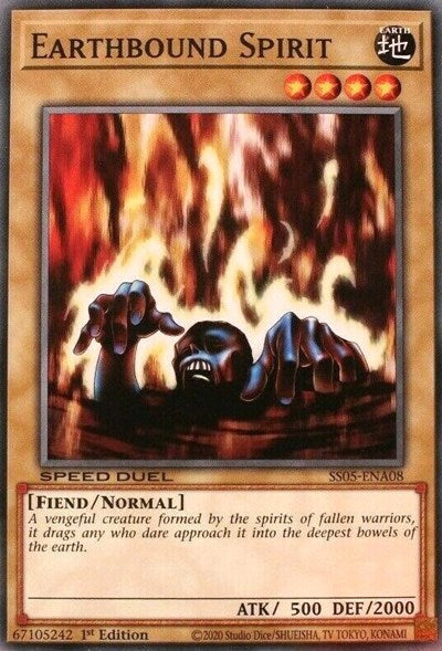 Earthbound Spirit (SS05-ENA08) [Speed Duel Decks: Twisted Nightmares]