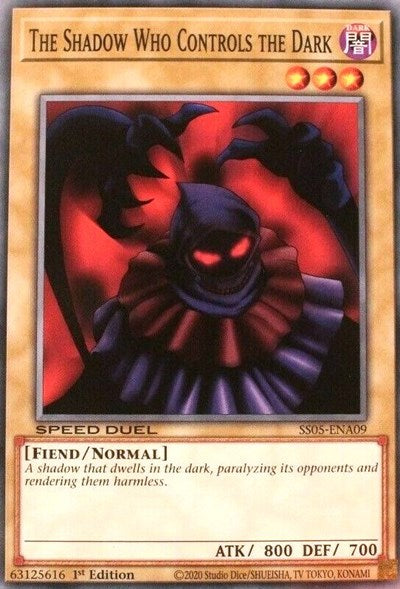 The Shadow Who Controls the Dark (SS05-ENA09) [Speed Duel Decks: Twisted Nightmares]