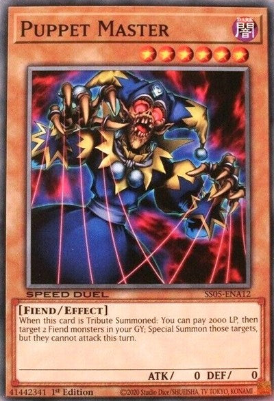 Puppet Master (SS05-ENA12) [Speed Duel Decks: Twisted Nightmares]