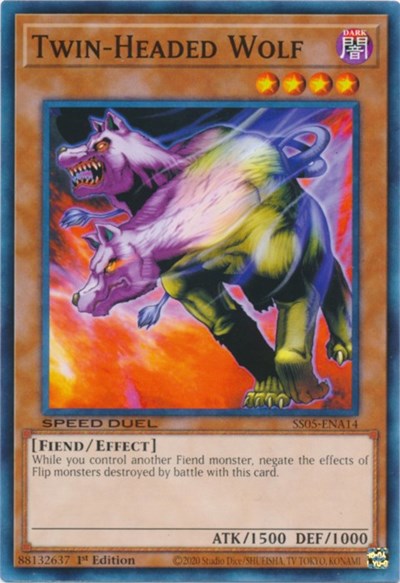 Twin-Headed Wolf (SS05-ENA14) [Speed Duel Decks: Twisted Nightmares]