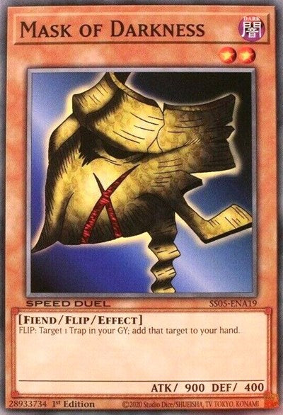 Mask of Darkness (SS05-ENA19) [Speed Duel Decks: Twisted Nightmares]