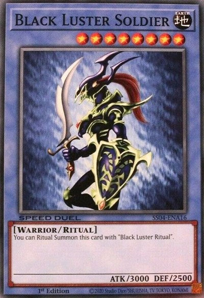 Black Luster Soldier (SS04-ENA16) [Speed Duel Decks: Match of the Millennium]
