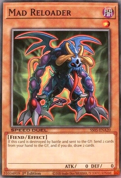 Mad Reloader (SS05-ENA20) [Speed Duel Decks: Twisted Nightmares]