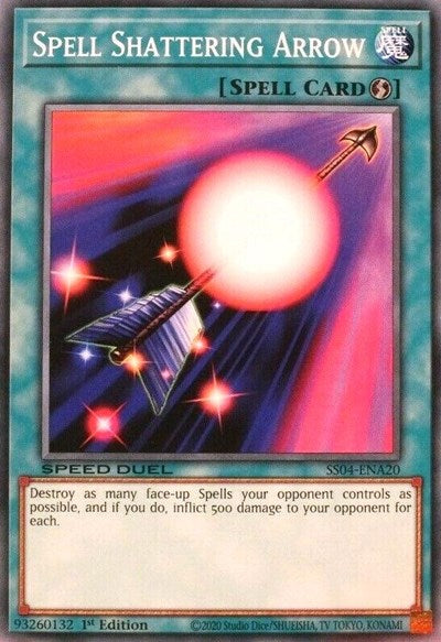 Spell Shattering Arrow (SS04-ENA20) [Speed Duel Decks: Match of the Millennium]