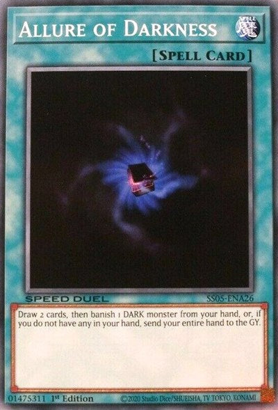 Allure of Darkness (SS05-ENA26) [Speed Duel Decks: Twisted Nightmares]