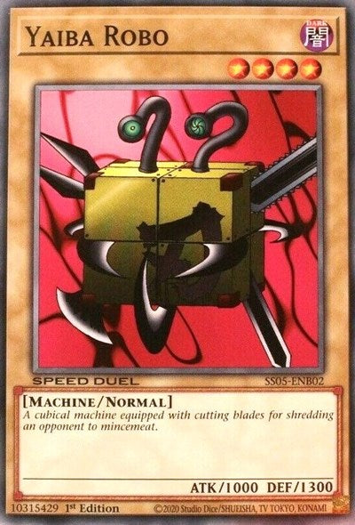 Yaiba Robo (SS05-ENB02) [Speed Duel Decks: Twisted Nightmares]