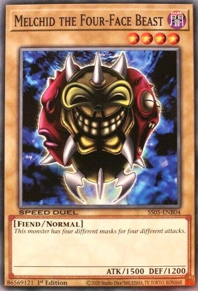 Melchid the Four-Face Beast (SS05-ENB04) [Speed Duel Decks: Twisted Nightmares]