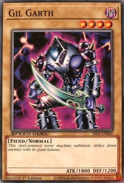 Gil Garth (SS05-ENB05) [Speed Duel Decks: Twisted Nightmares]