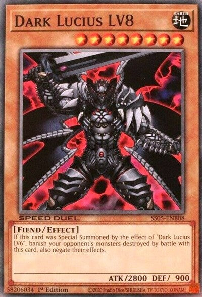 Dark Lucius LV8 (SS05-ENB08) [Speed Duel Decks: Twisted Nightmares]
