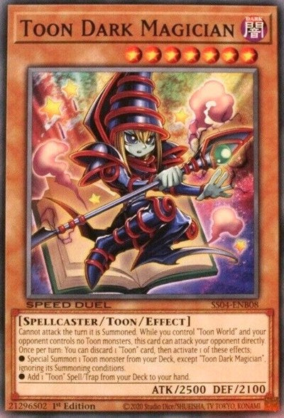 Toon Dark Magician (SS04-ENB08) [Speed Duel Decks: Match of the Millennium]