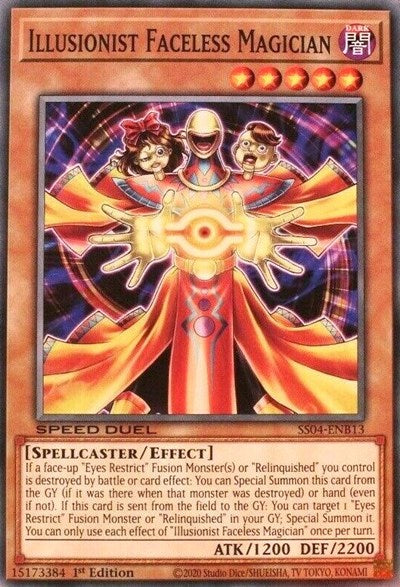 Illusionist Faceless Magician (SS04-ENB13) [Speed Duel Decks: Match of the Millennium]