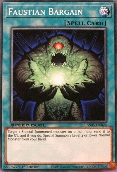Faustian Bargain (SS05-ENB24) [Speed Duel Decks: Twisted Nightmares]