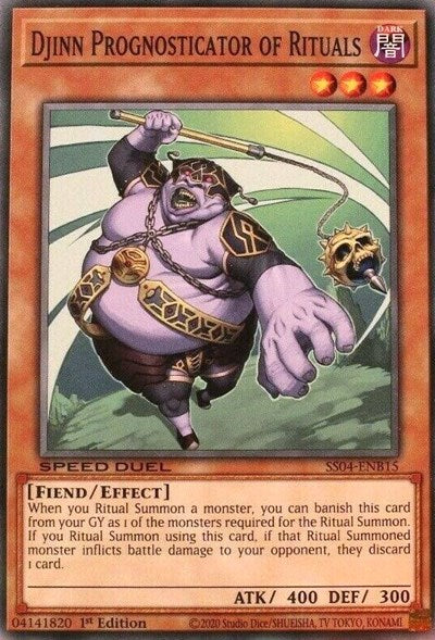 Djinn Prognosticator of Rituals (SS04-ENB15) [Speed Duel Decks: Match of the Millennium]