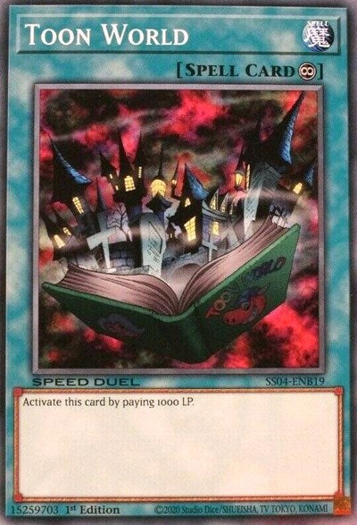 Toon World (SS04-ENB19) [Speed Duel Decks: Match of the Millennium]
