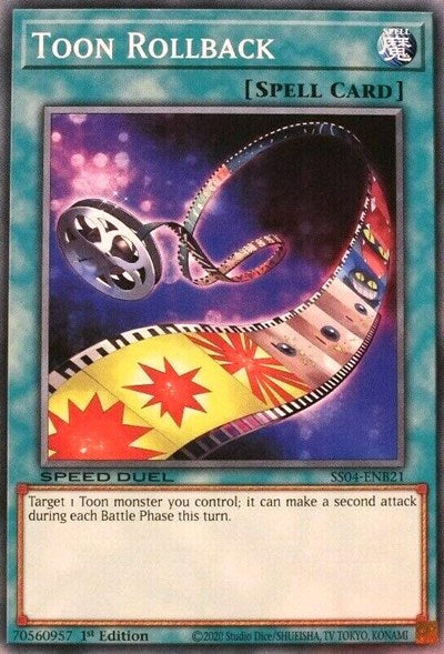 Toon Rollback (SS04-ENB21) [Speed Duel Decks: Match of the Millennium]