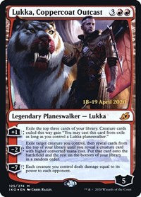 Lukka, Coppercoat Outcast (125) [Prerelease Cards]